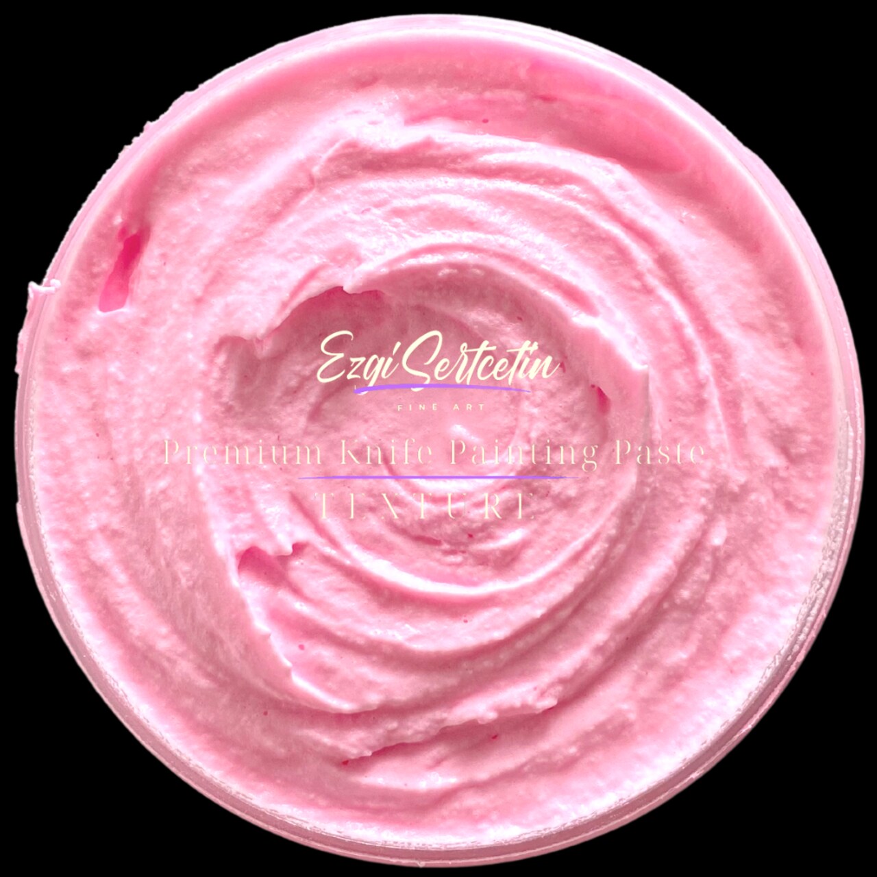 Premium Palette Knife Painting Paste|Modeling Paste|Texture Paste|Authentic Bright Colors|Ready to Use|Easy to Apply| 6oz by Volume|Ezgi Sertcetin